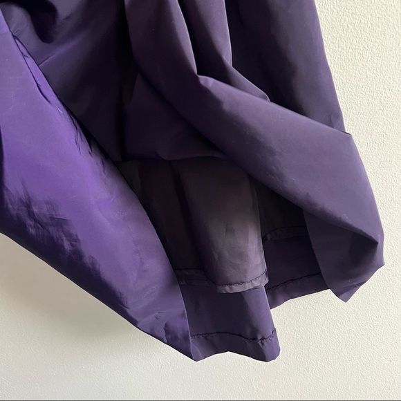 Vintage H&M Scoop Neck Purple Sleeveless A Line Cocktail Mini Dress Size 6 - Picture 3 of 6